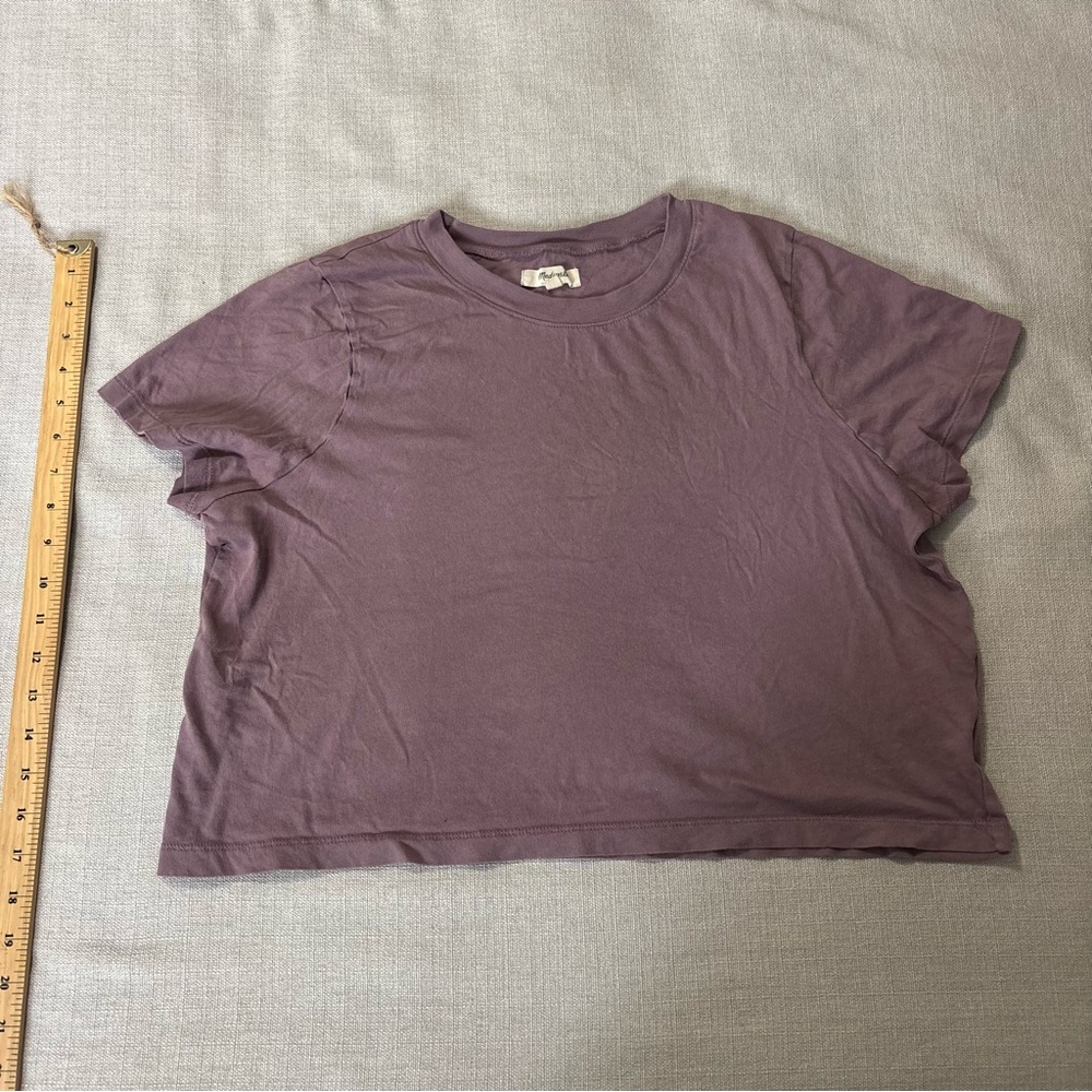 Madewell Lavender Short Sleeve Tee